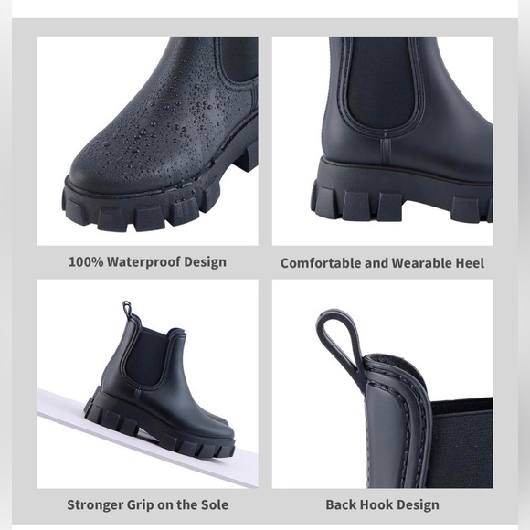 - New Termiyinful boots Size 9 New in box women’s rain boots outdoor boot… - Picture 3 of 5